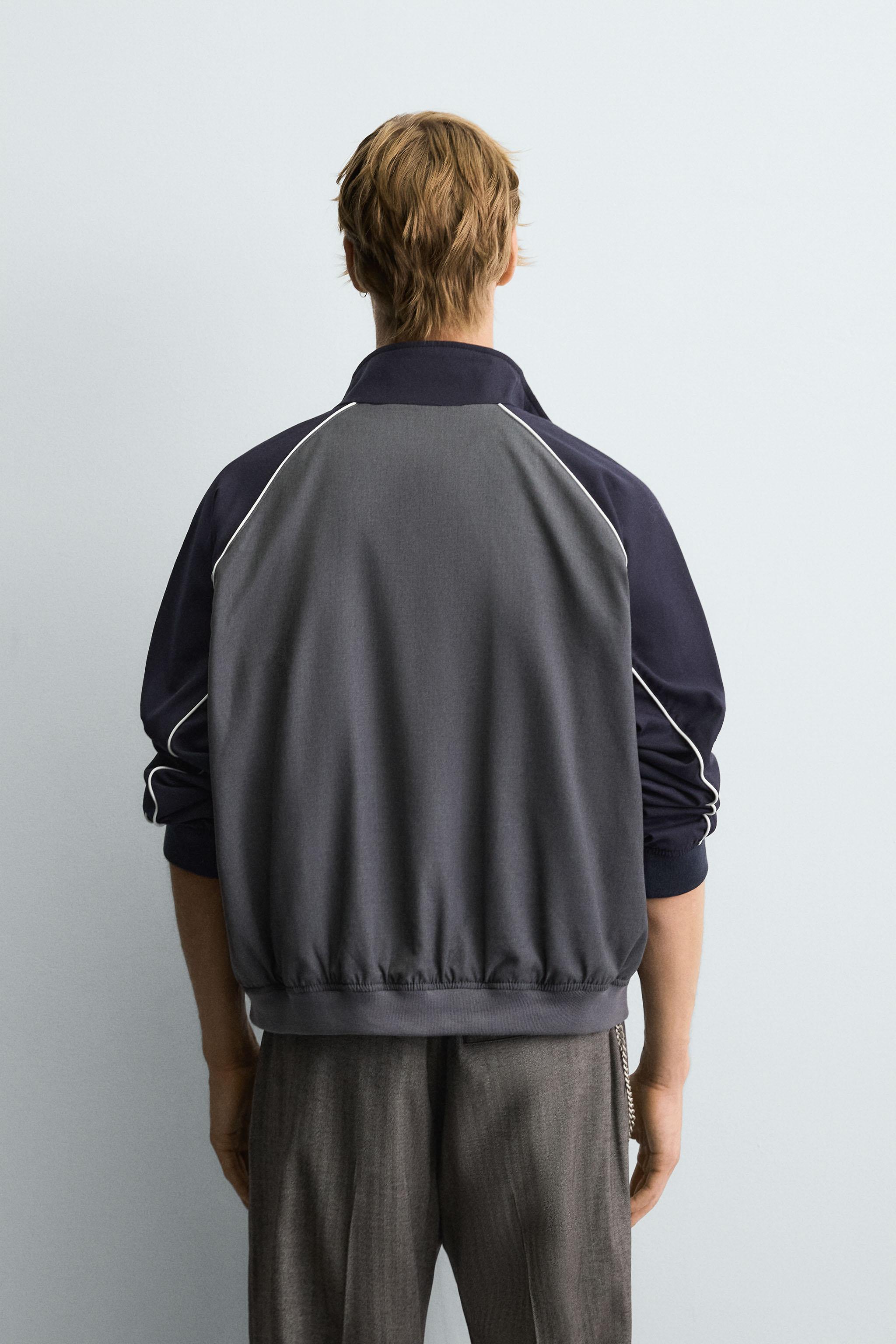 BLOUSON COLOR BLOCK CONTRASTE